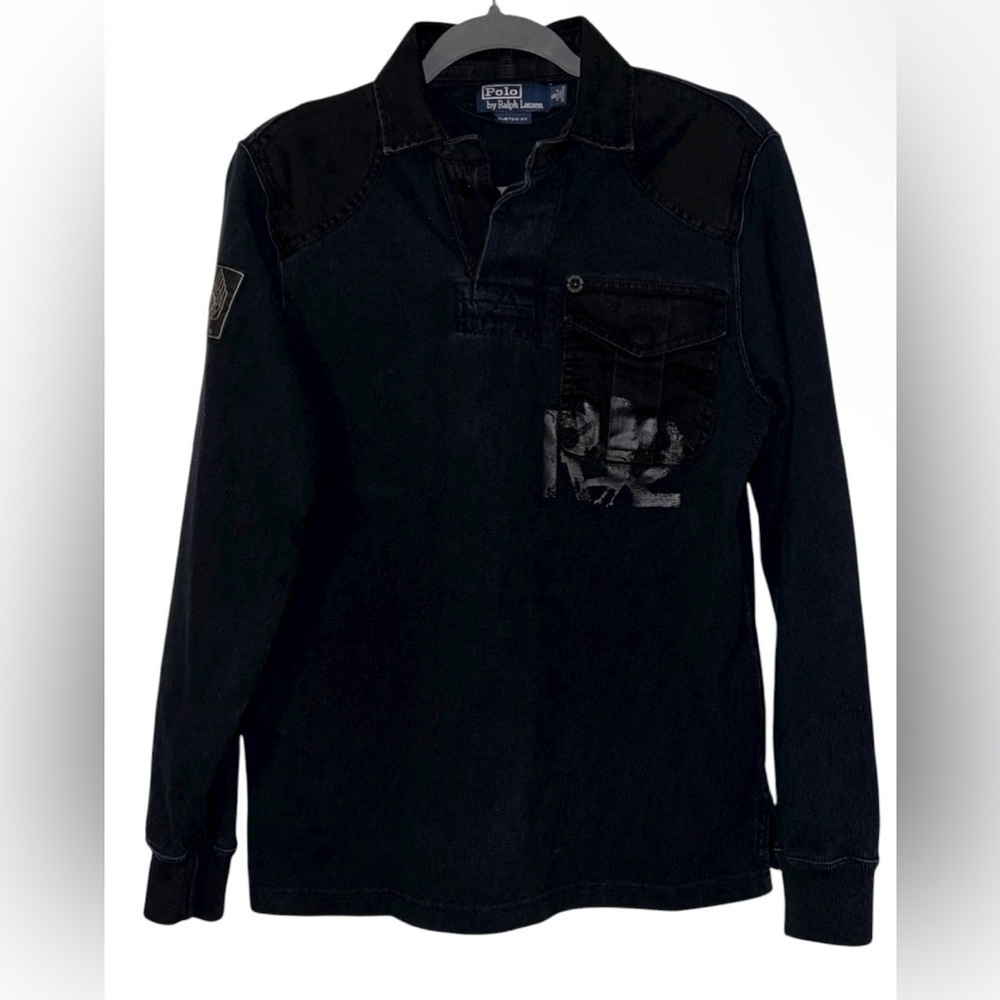 Vintage 90s Polo Ralph Lauren Special Issue Rugby Bleeker NYC Polo - Small